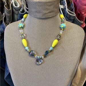 Handmade Colorful glass Beaded Necklace